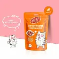 Лакомство для кошек Biff Хрустящие подушечки с паштетом из курицы 60 г х 6 упак