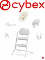 Cybex Lemo Cтульчик для кормления с шезлонгом, бампером, столиком 4 в 1 (обновленная коллекция), All White 0-99 лет