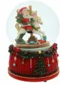 Снежный шар с муз. и функц. движения Дед Мороз D10 см, 10.5*10.5*14,5 см KSM-753114