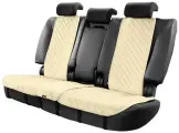 Трокот / Комлпект накидок на задние сиденья автомобиля На задние сиденья, Кремовый