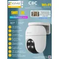WiFi-камера видеонаблюдения Ezviz CS-C8C-5MP 5Мп 4мм ИК до 30м CMOS MicroSD до 512Гб уличная микрофон
