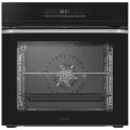 Духовой шкаф электрический встраиваемый Haier HOQ-P16AS5GB, объем 72 л, 16 режимов, 10 автоматических программ, черный