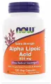 Альфа липоевая кислота, Капсулы NOW Alpha Lipoic Acid 600 мг, 140 г, 120 шт.