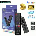TV98 Mini TV Stick Android 14 TV Stick HDR Set Top Box 8K Video WiFi 2,4/5G Streaming Smart TV Box для сетевого медиаплеера 2G 16G