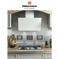 Наклонная кухонная вытяжка Hebermann HBKH 60.4 W стекло (+подарок)