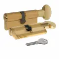 Цилиндровый механизм с вертушкой Kale Kilit 164 SM/62 (26+10+26) mm латунь 5 кл.