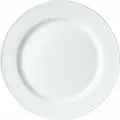 Тарелка мелкая Симплисити вайт-Сли млайн материал фарфор диаметр=25.5 см.