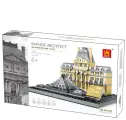 Конструктор интерьерный Wange World's Great Architecture Лувр 4213, 785 деталей