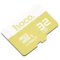 Карта памяти hoco. microSDHC 32 ГБ Class 10, V10, A1, UHS-I, R 30 МБ/с,  RU, 1 шт., желтый