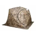 Палатка Стэк КУБ-4 камуфляж (камыш) - всесезонная быстросборная универсальная 4 местная палатка