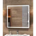 Зеркало с подсветкой в ванную Geometry Comfort 70х70 см
