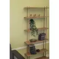 Стеллаж 60 см. SONOMA Home из массива дуба, ручная работа, покрытие бейц-маслом, цвет орех