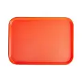 Поднос для Фаст Фуд, пластик, высота 2, длина 42, ширина 32см, красный