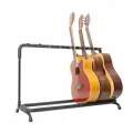 Подставка для 7 гитар акустических, классических / стойка для электрогитар. Напольная, с держателем грифа