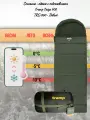 Спальный мешок кемпинговый Tramp Taiga 400 -10, левый, 220х80, зеленый