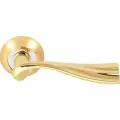 Ручка дверная межкомнатная, поворотная, нажимная Vilardi Джина GP золото