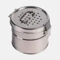 Коробка стерилизационная круглая с фильтрами КСКФ-3 (нержавеющая сталь)
