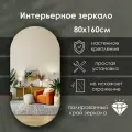 Зеркало интерьерное капсульное 160х80 см