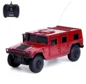 Радиоуправляемая игрушка - Джип Хамер, световые эффекты, работает от батареек, цвет бордовый, 1 шт.