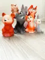 Методический набор Животные русского леса - 7 крупных фигур 10-13 см из ПВХ