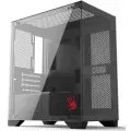 Корпус BLOODY BD-CC103, Micro-ATX, сталь/закаленное стекло, черный