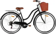 Велосипед городской SITIS MIRAGE SMRG28 28 (2025) Black для взрослых на рост 170-180 см, стальная рама 17