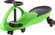 Машинка каталка Бибикар Bradex для детей с полиуретановыми колесами, зеленая -kpa