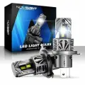 Светодиодная лампа Novsight N69 H4 цоколь P43t 130Вт 2шт 6500К 30000Лм белый свет LED автомобильная