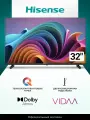 Телевизор Hisense 32A5NQ Смарт, Dolby Atmos, спортивный и игровой режимы, 60 Гц