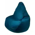 Кресло-мешок Мир Пуффов размер- XXL(ростом до 170см), Велюр Темный изумруд , с ручкой для переноски