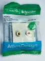 Розетка аудио Schneider Electric AtlasDesign ATN000287, скрытая, двойная, бежевая