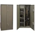 Оружейный сейф шкаф Контур Д-10 на 5 ружей. Макс. высота ружья 1285 мм. 620х300х1430 мм. Ключевой замок. Соответствует требованиям МВД РФ.
