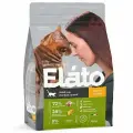 Корм сухой, Elato Holistic, для взрослых кошек с курицей и уткой, для выведения шерсти, 300г, 1 шт.