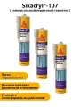Универсальный акриловый герметик белый Sikacryl-107 300мл х 3шт.