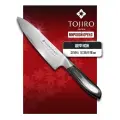 Кухонный нож шеф TOJIRO (FF-CH160), длина лезвия 16,0 см, дамасская сталь VG10, 63 слоя, рукоять микарта, Япония