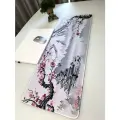 Игровой коврик для мышки большой, цветок Сакура. Размер 80х30x0.3