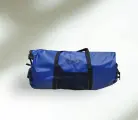 Гермосумка баул Тритон PVC, водонепроницаемая, 120 л, с клапаном, сетчатым карманом, синяя