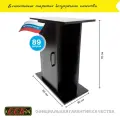 Тумба для аквариума ССБ-Аква-76, карбон-антрацит, однодверная, 89 литров, 60х30х70 см