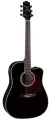 DG220CEBK Акустическая гитара со звукоснимателем, с вырезом Naranda