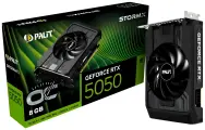 Видеокарта Palit STORMX OC GeForce RTX 5050, 8 ГБ GDDR6, поддержка трассировки лучей, 4 монитора