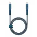 Кабель EnergEA FLOW USB-C to USB-C PD240W 5A Blue 1.5 метра (CBL-FLCC-BLU150M)