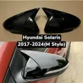 Накладки на зеркала Hyundai Solaris 2 2017-2024 M style