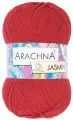 Пряжа ARACHNA JASMIN 5 шт. по 100 г 250 м 80% хлопок, 20% полиэстер №160 красный