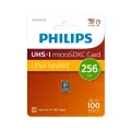 Флеш карта microSD 256GB PHILIPS High Speed microSDHC Class UHS-I U3, V30, A1, 100MB/s