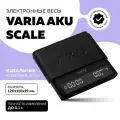 Электронные кухонные весы Varia AKU SCALE, таймер, сенсорное управление, цвет: черный