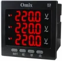 Вольтметр трехфазный щитовой Omix P99-VZ3-3(корпус Р99)
