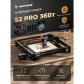 Лазерный гравер ACMER S2 PRO 36 Вт, скорость гравировки 24000 мм/мин, рабочая зона 400×400 мм, с воздушный насос 30 л