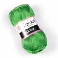 Пряжа Begonia (YARNART), яр. салат - 6332, 100% мерсеризованный хлопок, 5 мотков, 50 г, 169 м.