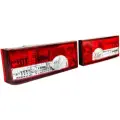 Задние фонари Torino красные с белой полосой для ВАЗ 2108-21099, 2113, 2114