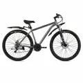 Велосипед взрослый горный дисковый 29 RUSH HOUR RX 905 21 скорость серый рама 19 рост 170-185 см. скоростной мужчине спортивный с амортизацией найнер переключатель SHIMANO